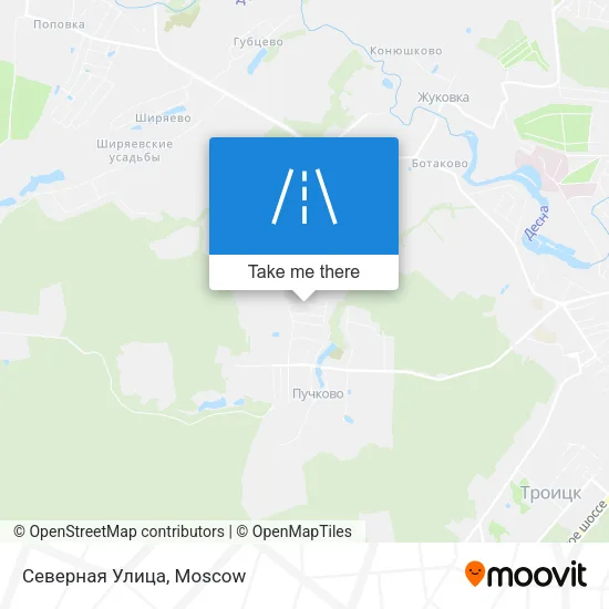 Северная Улица map
