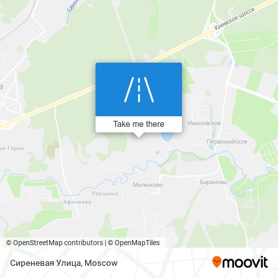 Сиреневая Улица map