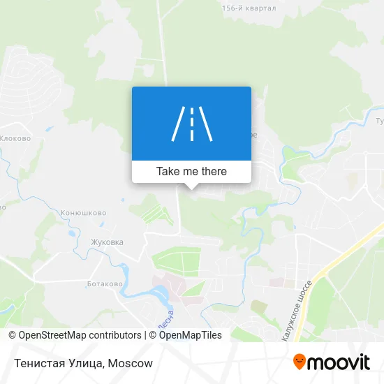 Тенистая Улица map