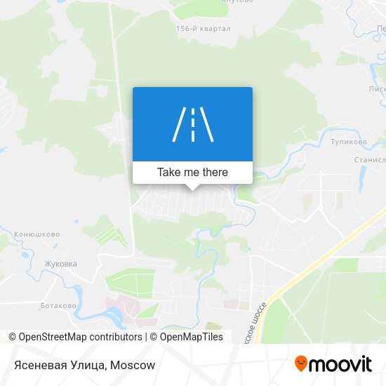 Ясеневая Улица map