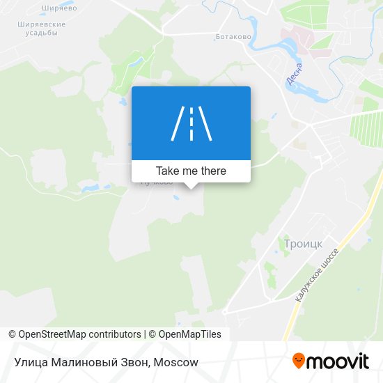 Улица Малиновый Звон map