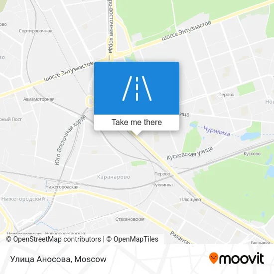 Улица Аносова map