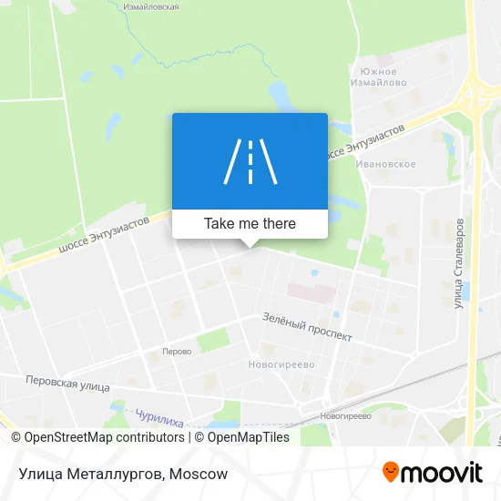 Улица Металлургов map