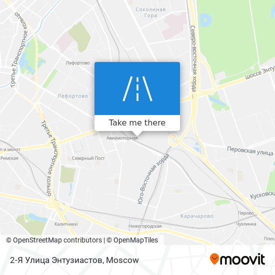 2-Я Улица Энтузиастов map