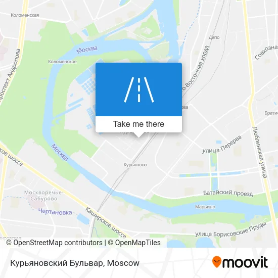 Курьяновский Бульвар map