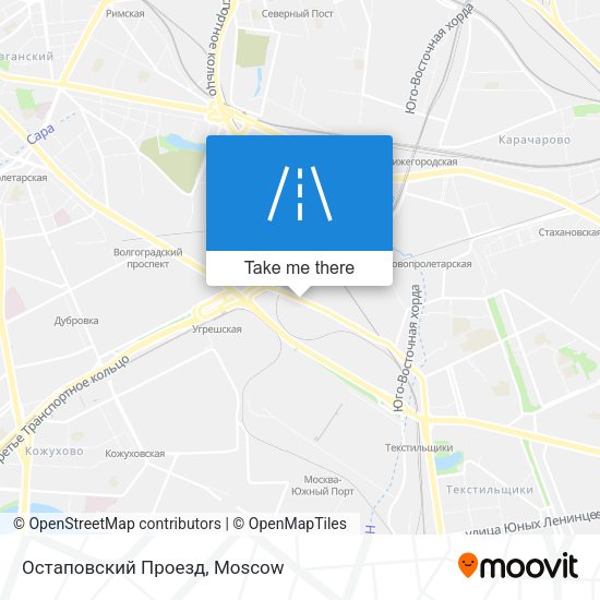 Остаповский Проезд map