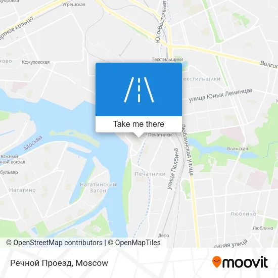 Речной Проезд map