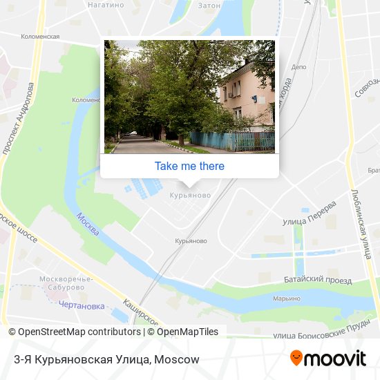 3-Я Курьяновская Улица map