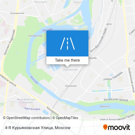 4-Я Курьяновская Улица map