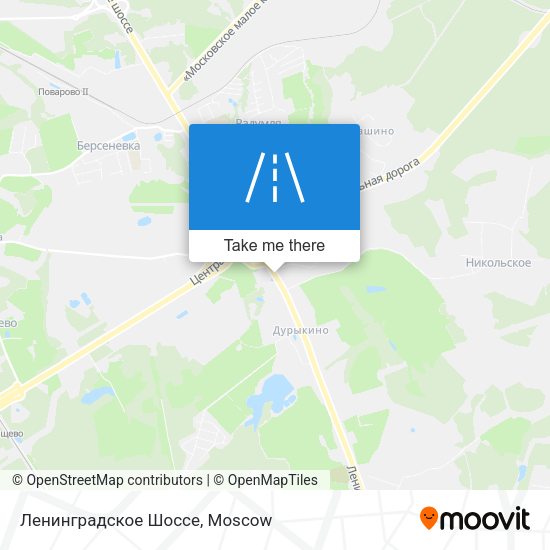 Ленинградское Шоссе map