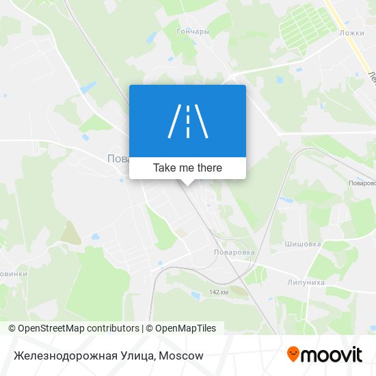 Железнодорожная Улица map