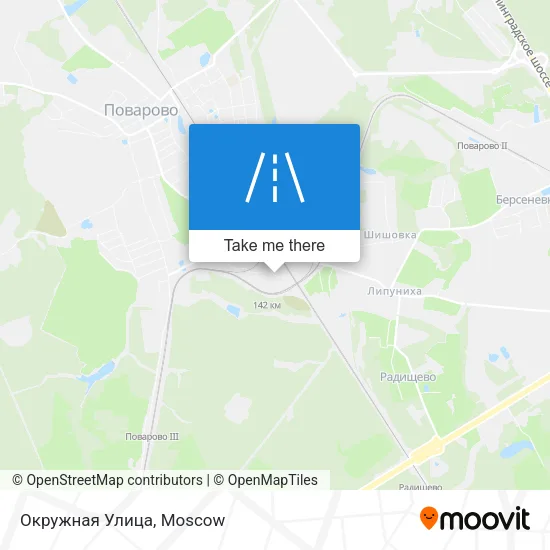 Окружная Улица map