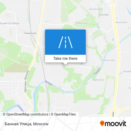 Банная Улица map