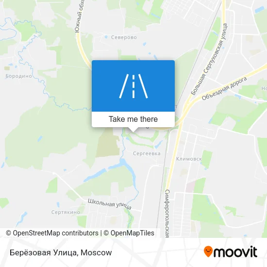Берёзовая Улица map