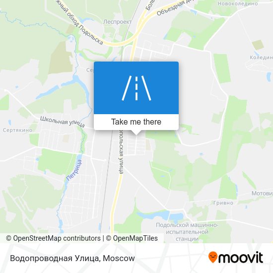 Водопроводная Улица map