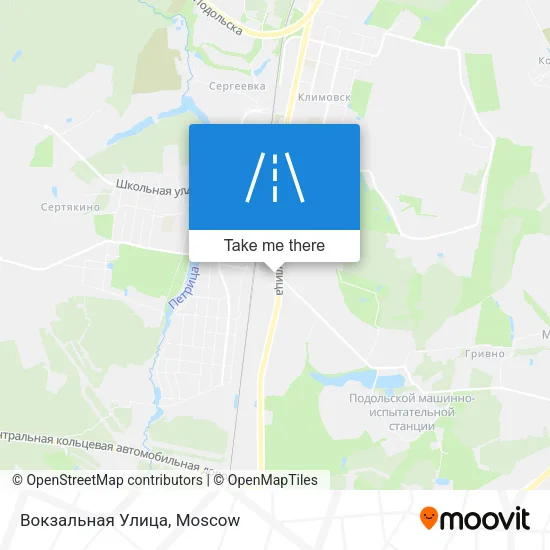 Вокзальная Улица map