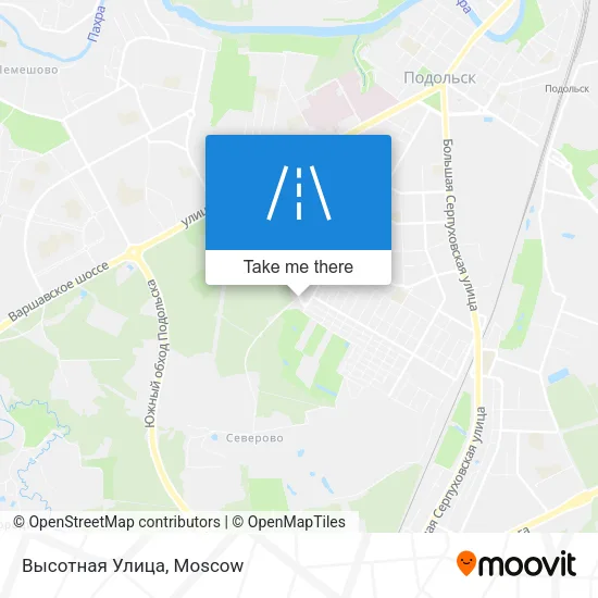 Высотная Улица map