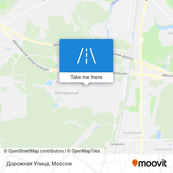 Дорожная Улица map