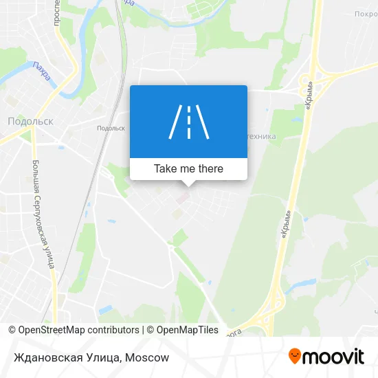 Ждановская Улица map