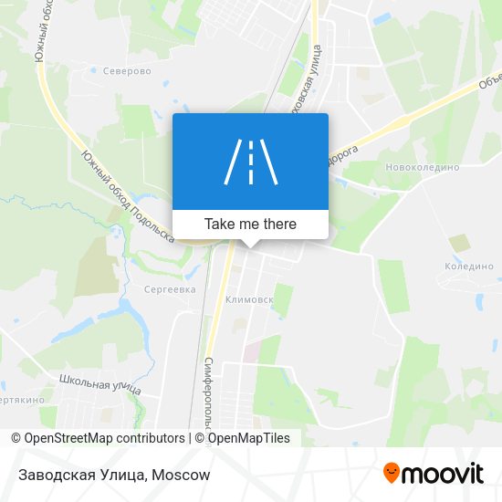 Заводская Улица map