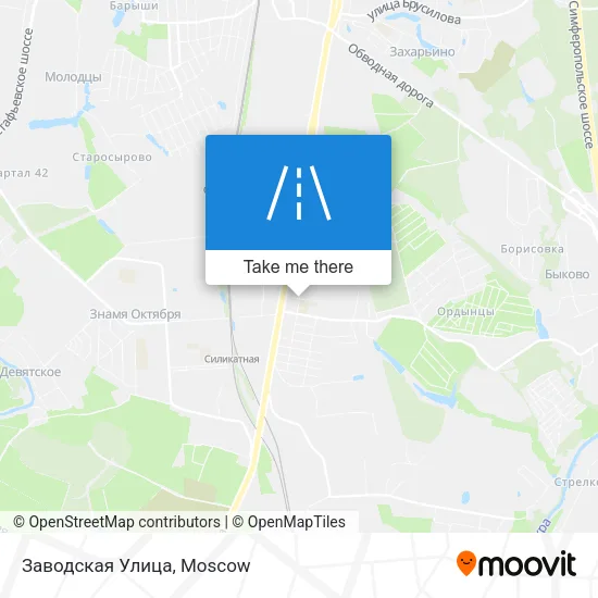 Заводская Улица map