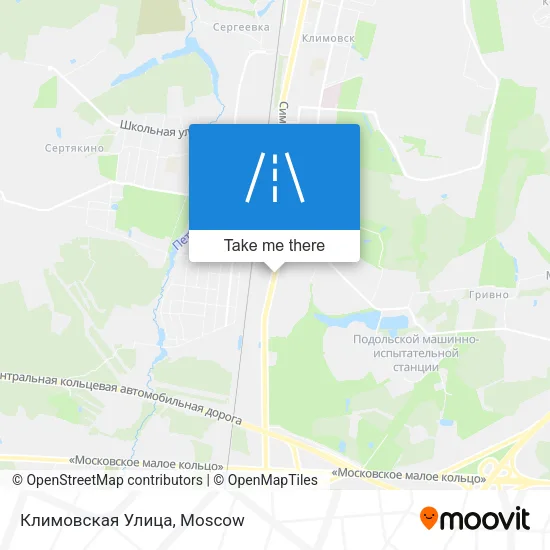 Климовская Улица map