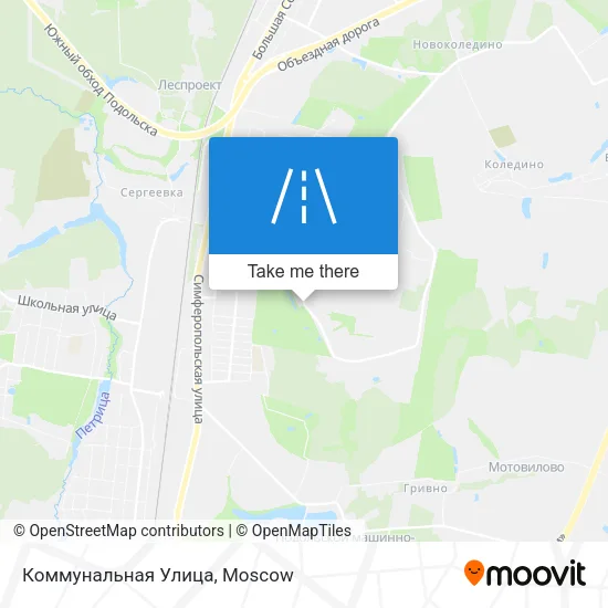 Коммунальная Улица map