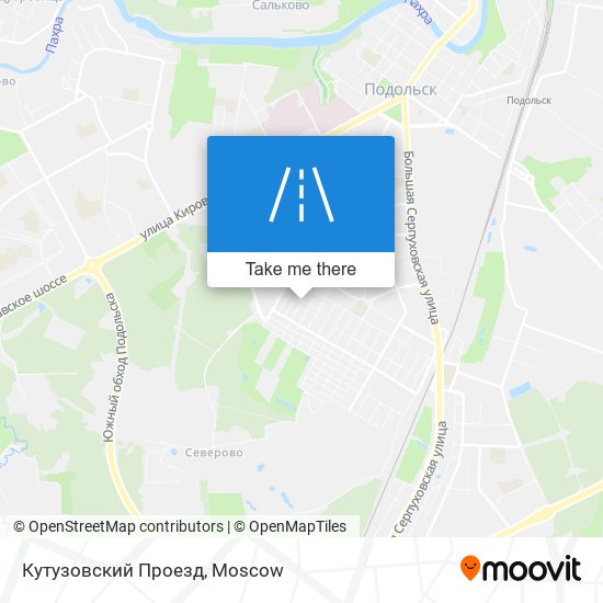 Кутузовский Проезд map