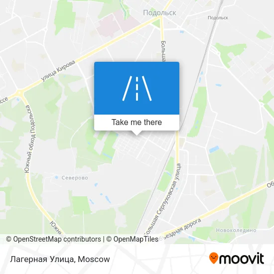 Лагерная Улица map