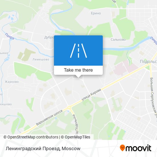 Ленинградский Проезд map