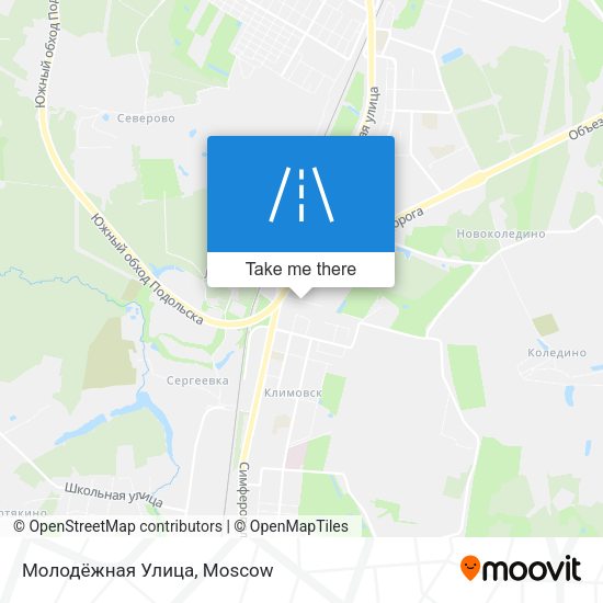 Молодёжная Улица map