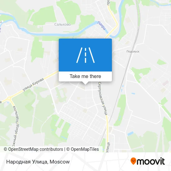 Народная Улица map