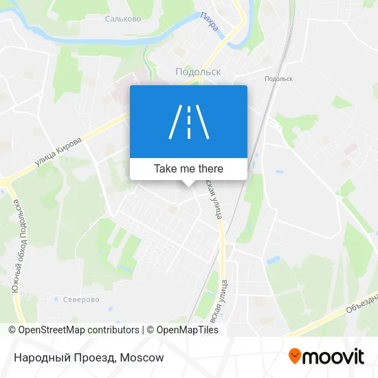 Народный Проезд map