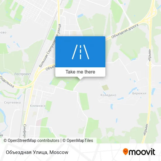 Объездная Улица map