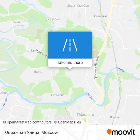 Овражная Улица map