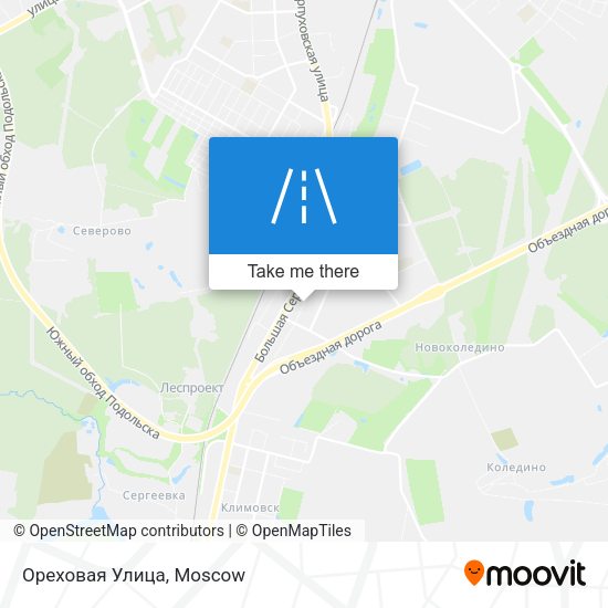 Ореховая Улица map
