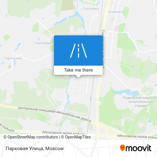 Парковая Улица map