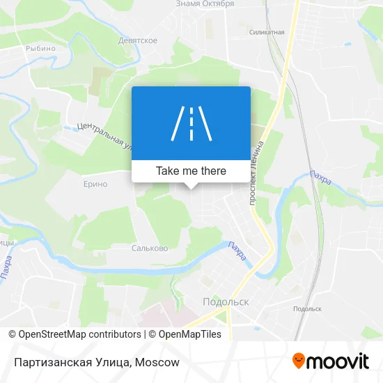 Партизанская Улица map