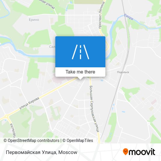 Первомайская Улица map