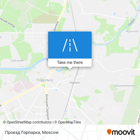 Проезд Горпарка map