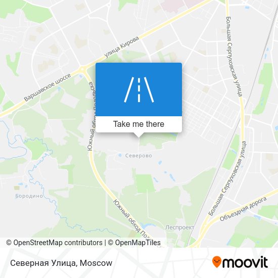 Северная Улица map