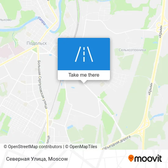 Северная Улица map