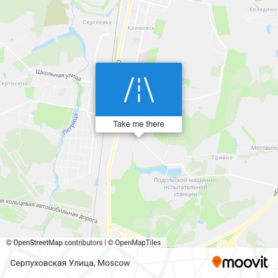 Серпуховская Улица map