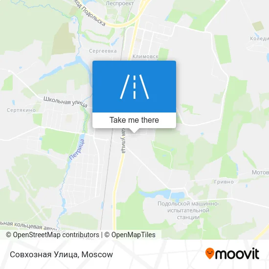 Совхозная Улица map