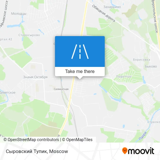 Сыровский Тупик map
