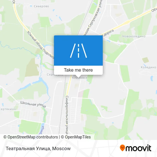 Театральная Улица map