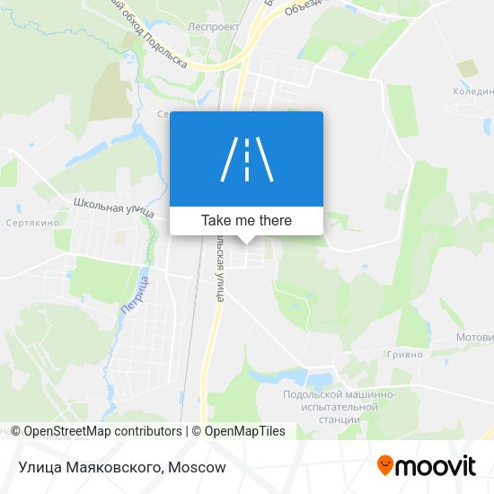 Улица Маяковского map