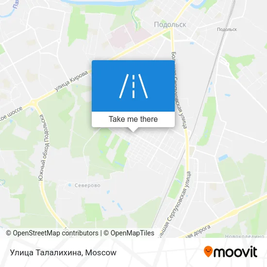 Улица Талалихина map