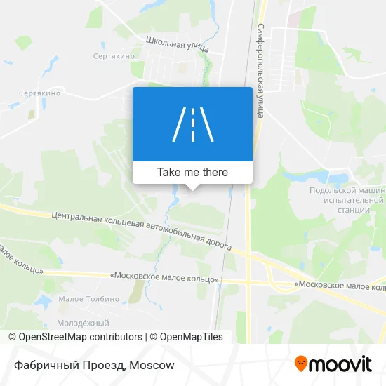 Фабричный Проезд map