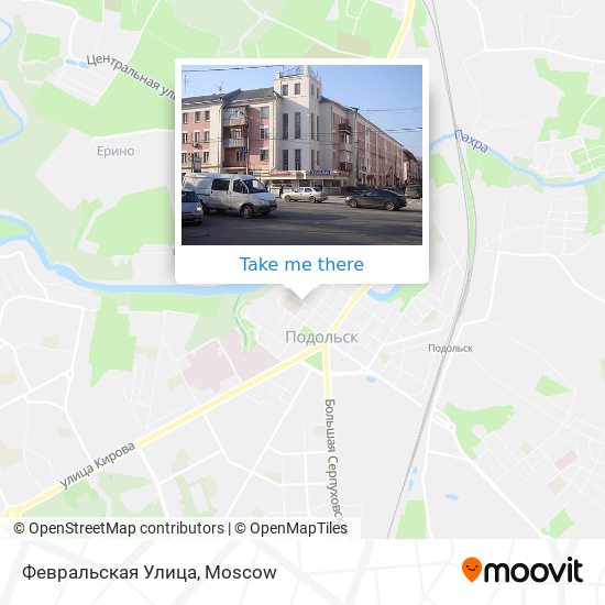 Февральская Улица map
